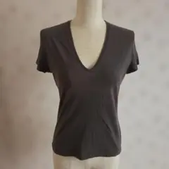 s*p様 ★USED【GUCCI】グッチ　Tシャツ　焦げ茶色　S★のサムネイル