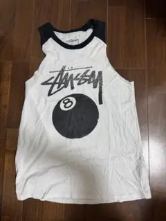 Stussy 8ボール タンクトップ ホワイト