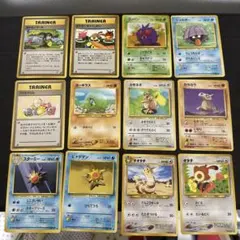 旧裏面　人気カードありポケモン　12枚セットまとめ売り　オークション