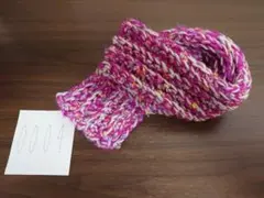 0004 ハンドメイド　マフラー