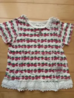Youpi! いちご柄　Tシャツ　95のサムネイル