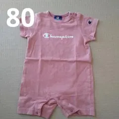 Champion ロンパース 80 ピンク　半袖のサムネイル
