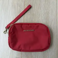 JILLSTUART 真っ赤なポーチ ストラップ付き ジルスチュアートのサムネイル