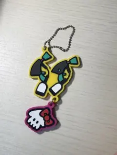 スプラトゥーン　サンリオ　ハローキティ　キティ　ラバー　マスコット　マニューバー