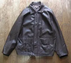 SlashDate　フェイクレザーA2ジャケット　★新品　Ｍ（～Ｌ)　A■115