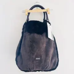 【タグ付き】Max Mara ハンドバッグ 牛革レザー、ブラウン 定価15万円のサムネイル