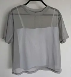 B.C STOCK《2点セット》ウォッシャブル / NYチュールオーバーTシャツのサムネイル