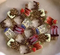 食べ物系　デコパーツ　20個セット