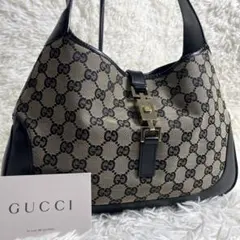GUCCI グッチ ジャッキー金具 GGキャンバス ショルダーバッグ