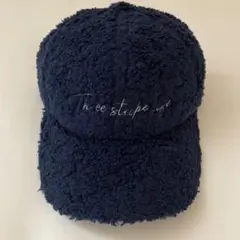 アディダス ゴルフ ボア キャップ レディース 人気 秋冬　オシャレ　ネイビー