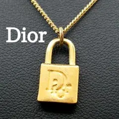 Dior ディオール ネックレス パドロック 南京錠 喜平 社外チェーン 鍵