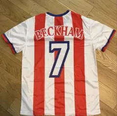 BECKHAM 7 サッカー シャツ レッド×ホワイト