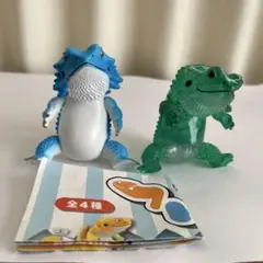 フトアゴン＋カエルーマ アンドロメダ2セット ペインターネット ソフビ フトアゴン＋カエルーマ アンドロメダ2セット ペインターネット