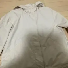 ホワイト フード付き ジャケット GU