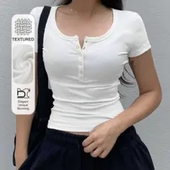 SHEIN トップス 半袖 Tシャツ ホワイト 28014309のサムネイル