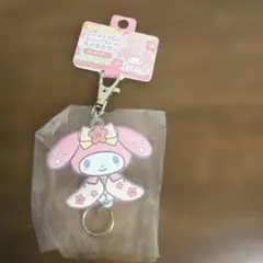 マイメロディ アクリルキーリールホルダー