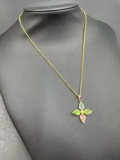 60ヴィンテージ ターコイズフラワーネックレス - メルカリ