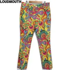 Loud MouthラウドマウスパッチワークチェックパンツW36ゴルフウェア古着 Loud MouthラウドマウスパッチワークチェックパンツW36ゴルフウェア