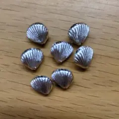 貝殻型 ボタン 7個セット
