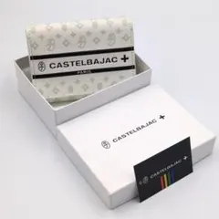 CASTELBAJAC マネークリップ ネイビー レザー キルティング - メルカリ