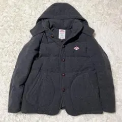 希少　ダントン　ビームス　ウールダウンジャケット　ネイビー　大きいサイズ　44 DANTON × BEAMS ダントン ビームス 16AW ダウンジャケット 別注
