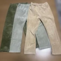 コーデュロイパンツ 3点セット 100cm