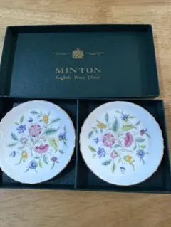 MINTON ミントン ハドンホール 小皿 2枚セット 約10cm ボーンチャイのサムネイル