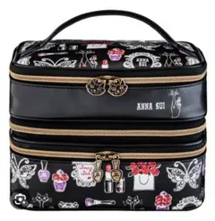 美品☆ANNA SUI 2つに分かれるバニティポーチのサムネイル