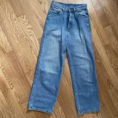 Re:EDIT ストレートデニム Sサイズ ブルー