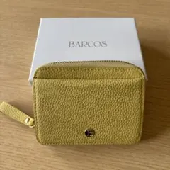BARCOS イエロー 二つ折り財布　蛇腹ポケット