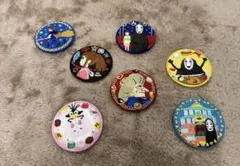 ジブリ　千と千尋の神隠し　魔女の宅急便　缶バッジ　刺繍ブローチ　セット