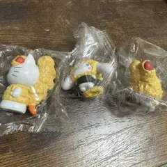 サンリオキャラクターズ天麩羅　キティ　マイメロ　シナモ