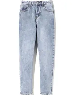 GRL テーパードデニムパンツ【ac1486】ライトブルー　Sサイズ