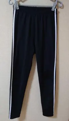 ★ライン入り★黒★レギンス★Мサイズ★