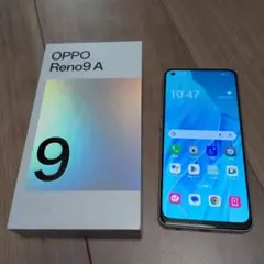 【美品】OPPO Reno9A CPH2523 楽天モバイル ムーンホワイトのサムネイル