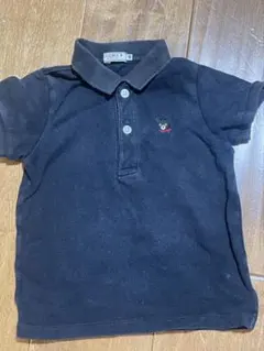 DOUBLE.B 黒 ポロシャツ 100