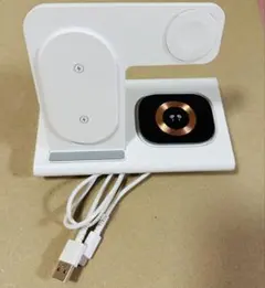 3in1 NightLight ワイヤレス充電器 充電ポート付き 3種同時充電