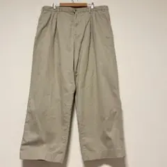 90s ポロチノ風 FLRERS 2タック ワイド バギー チノパン W38