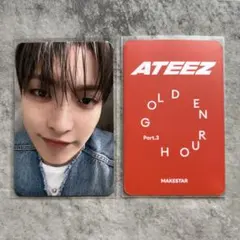 ATEEZ ホンジュン MAKESTAR 特典 トレカ ラキドロ