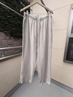 90s Eddie Bauer リネン ストレート パンツ スラックス ワイド - メルカリ