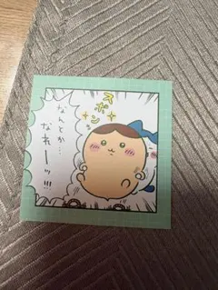ちいかわ わっふれーむステッカー 栗まんじゅう