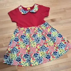 moujonjon　ムージョンジョン　半袖ワンピース 90　花柄