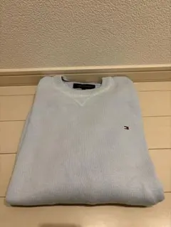 TOMMY HILFIGER ライトブルー ニットセーター XL