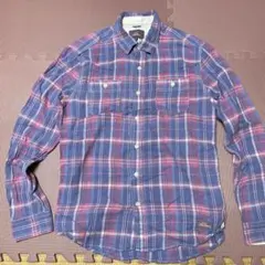 Dickies チェック柄 長袖シャツ XL