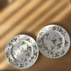 【未使用美品】ウェッジウッド★ボカラ★デザート皿　4枚 ウェッジウッド（Wedgwood） ワンダーラスト ウォーターリリー