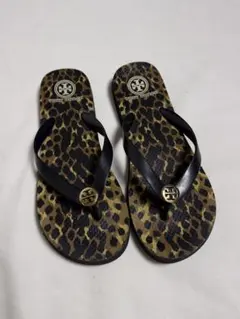 Tory Burch レオパード 総柄 サンダル ビーサン
