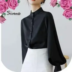 定番♥大人可愛い✨バルーン袖✨厚手✨きれいめ ゆったり オフィス 通勤 XL