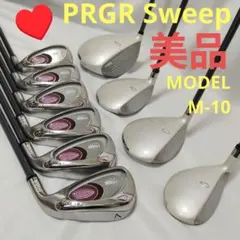 美品♥レディース　PRGR　Sweep MODEL M-10　ゴルフフルセットのサムネイル
