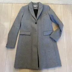ZARA trf グレー チェスターコートのサムネイル