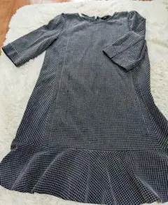 TO BE CHIC チェック柄 五分袖チュニック 40